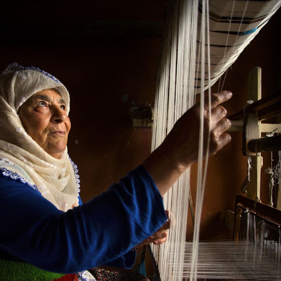 İçten Dışa Alaca Dokumaları